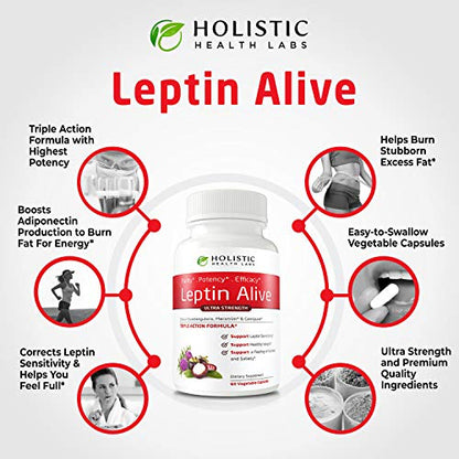 Holistic Health Labs Maximum Leptin Weight Management for Women, Extra Strength Holistic Health LabsUS supplements