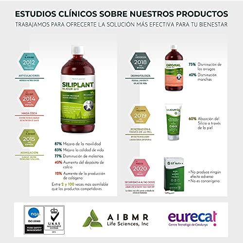 G7 Siliplant Improved Formula. Liquid Silica Supplement Collagen Booster, Strengthens Bones G7Au supplements