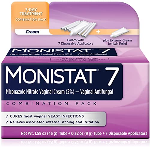 MONISTAT 7-Dose Treatment For Women, 7 Disposable Applicators & External Itch Cream, (Pack of 1) MonistatAu supplements