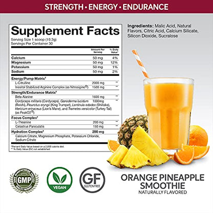 nPower Nutrition-Train Pre-Workout for Women, Orange Pineapple, 30 Servings, Stimulant nPower NutritionUS supplements