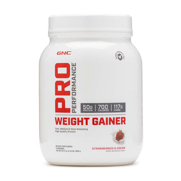GNC Pro Performance Weight Gainer - Strawberries and Cream, 6 Servings, Protein to Increase GNCAu supplements