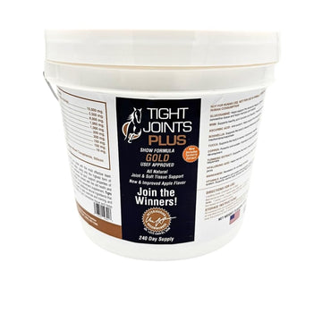 TIGHT JOINTS PLUS - Show Formula Gold USEF Approved- All Natural Joint and Soft Tissue Support - 240 Day Supply 8Lbs TIGHT JOINTS PLUSAu supplements