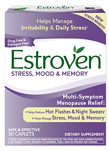 Estroven Stress Plus Mood & Memory | Menopause Relief Dietary Supplement | Safe Multi-Symptom Relief EstrovenAu supplements