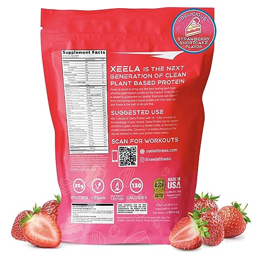 XEELA Plant Based Vegan Protein Powder - Independently Tested - 25g High Protein XEELAUS supplements