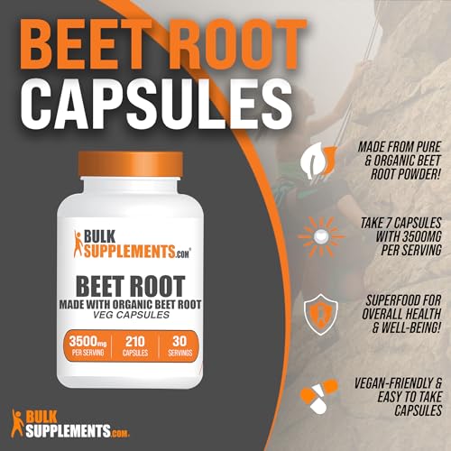 BULKSUPPLEMENTS.COM Beet Root Capsules - Beetroot Supplement, Beet Root Pills BULKSUPPLEMENTS.COMUS supplements