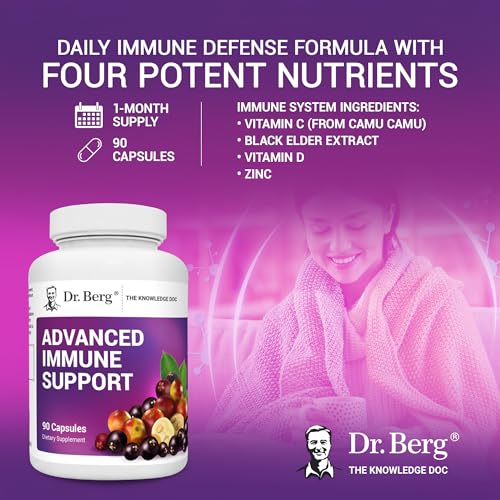 Dr. Berg's Advanced Immune Support - Daily Immunity Multi-System Defense Supplement Dr. Berg NutritionalsUS supplements