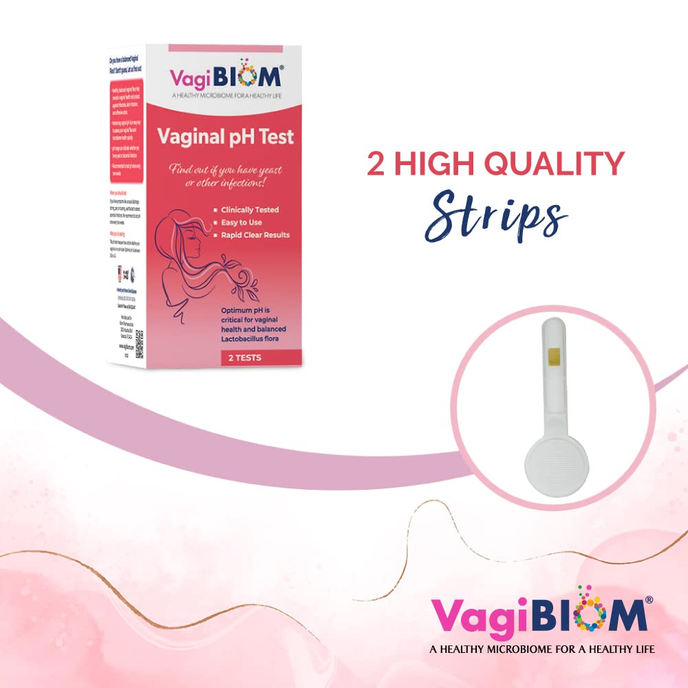 VagiBiom Vaginal pH Tester: Balanced and Healthy Vaginal microbiome ensures Optimum pH VagiBiomAu supplements