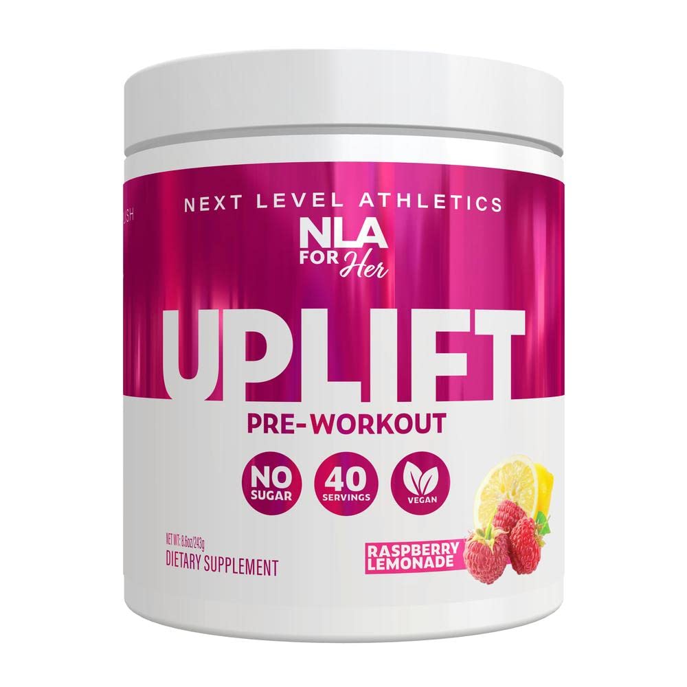 Uplift Pre-Workout for Women (30 Servings) -Raspberry Lemonade-Provides Clean NLA for HerAu supplements