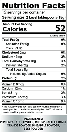 Nutrigardens Spin Boost Nitric Oxide Red Spinach Nitrate Pre-Workout Powder Concentrated NutrigardensUS supplements