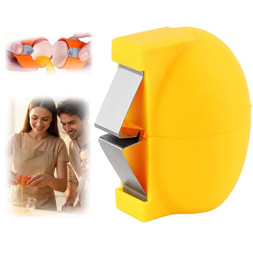 New Egg Shell Opener Egg Cracker Tool Stainless Steel, Multifunctional Egg Shell Opener for Raw Or Hard-Boiled Eggs, Kitchen Gadget for Cooking Baking (Yellow) CLRZOLAu supplements
