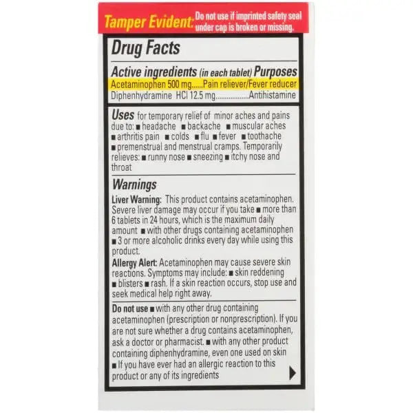 Percogesic Extra Strength Pain Relief | Aspirin Free Dual Action Relief | 40 Coated Caplets (3 Pack) PercogesicAu supplements