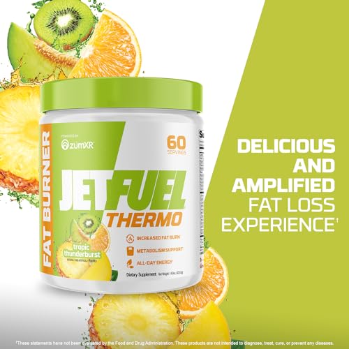 GAT SPORT JetFuel Tropic Thunderburst Thermo Powder for Fat Burning, ZumXR Caffeine GAT SPORTAu supplements