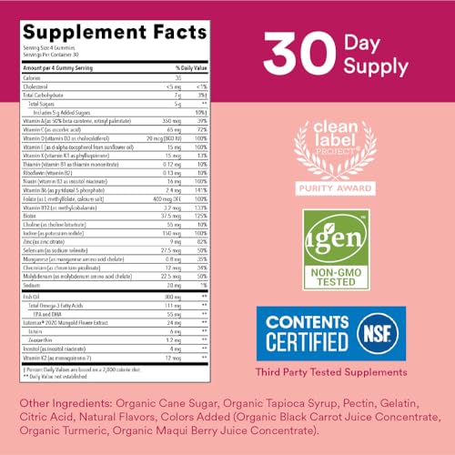 SmartyPants Teen Girl Multivitamin Gummies: Omega 3 Fish Oil (EPA/DHA), Vitamin D3 SmartyPantsUS supplements