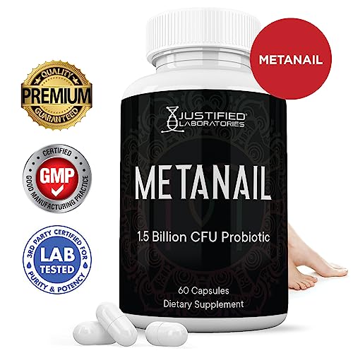 Justified Laboratories (2 Pack) Metanail 1.5 Billion CFU Probiotic Nail Support 120 Capsules Justified LaboratoriesUS supplements