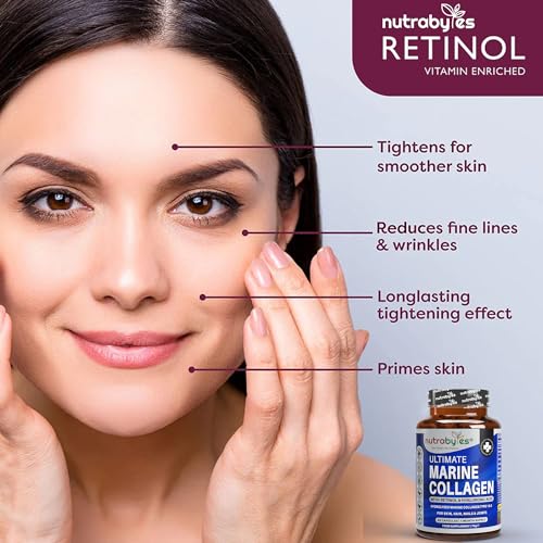 High Strength Marine Collagen with Hyaluronic Acid, Retinol and Vitamin C NUTRABYTESAu supplements