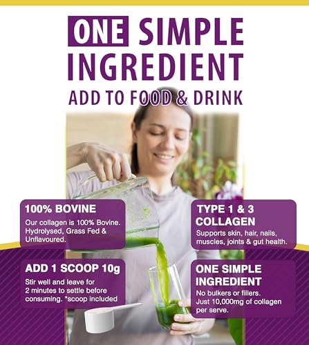 Premium Collagen Powder (Type I, III) Hydrolysed Bovine Collagen Peptides Powder - Halal Certified ONYX INGREDIENTS 101US supplements