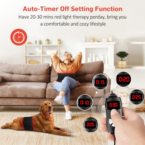 Red Light Therapy for Body, Infrared Light Therapy for Shoulder Waist Muscle Pain Relief GMOWNWUS supplements