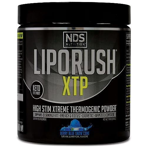 LIPORUSH NDS Nutrition XTP Thermogenic Fat Burner with L-Carnitine - Energy, Focus LIPORUSHAu supplements