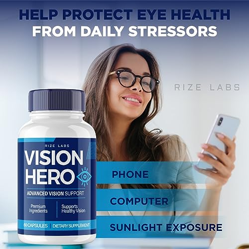 (5 Pack) Vision Hero Capsules - Vision Hero Eye Health Supplement for Healthy rize labsUS supplements