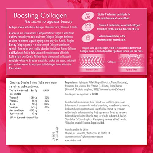 BIOGLAN Beauty Collagen Powder, 151 grams BioglanUS supplements