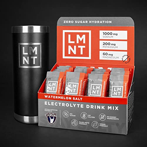 LMNT Keto Electrolyte Powder Packets | Paleo Hydration Powder | No Sugar, No Artificial LMNT ELEMENTAL LABSUS supplements
