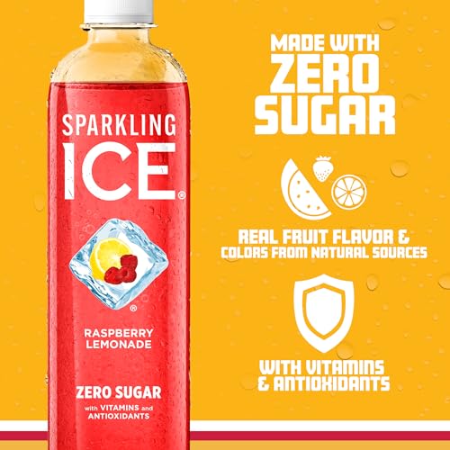 Sparkling Ice, Raspberry Lemonade Sparkling Water, Zero Sugar Flavored Water Sparkling IceUS supplements