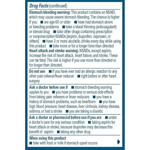 Advil Ibuprofen Coated Caplets Pain Reliever and Fever Reducer 200 Milligram 24Ct AdvilAu supplements