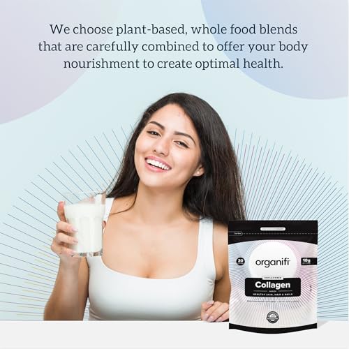 Organifi Collagen Powder - Fuller Hair, Stronger Nails, and Radiant Skin - Replenish OrganifiUS supplements