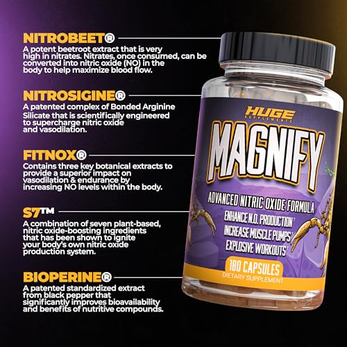 Huge Supplements Magnify, Pump Pills & Nitric Oxide Supplement, Scientifically Based Huge SupplementsUS supplements