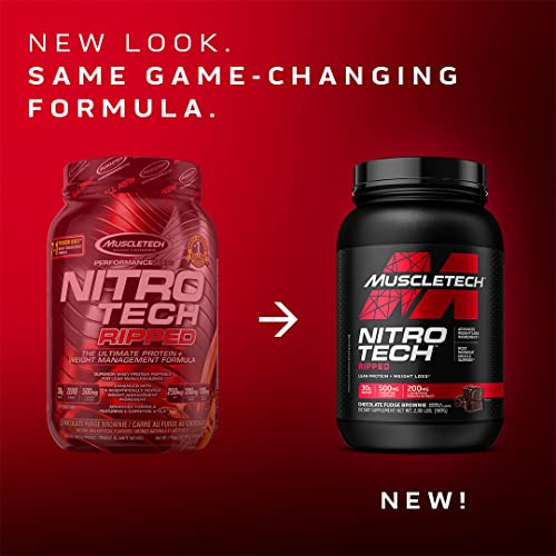 Protein Powder for Weight Loss - MuscleTech Nitro-Tech Ripped - Whey Protein Powder MuscleTechUS supplements