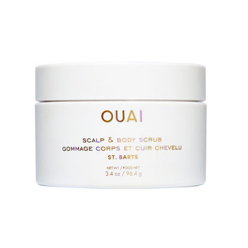 OUAI Scalp & Body Scrub, St. Barts Travel Size - Exfoliating Body Scrub with Sugar & Coconut Oil Blend for Smooth, Moisturized Skin - Gentle Scalp Exfoliator for Removing Product Build Up (3.4 oz) OUAIAu supplements