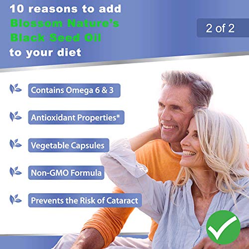 Black Seed Oil Capsules 1000mg - Premium Black Cumin Seed Oil Capsules - Black Seed Blossom NatureAu supplements