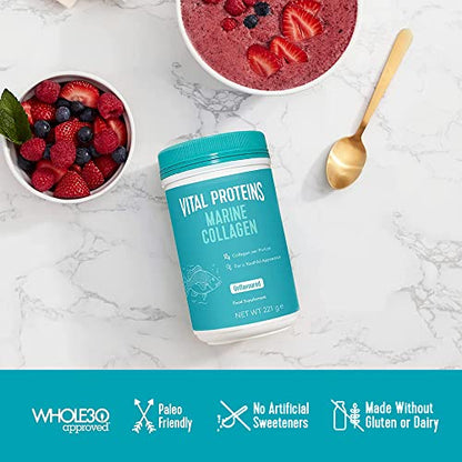 Vital Proteins Marine Collagen Peptides Powder Supplement - Hydrolyzed Collagen - 221g Canister VITAL PROTEINSUS supplements