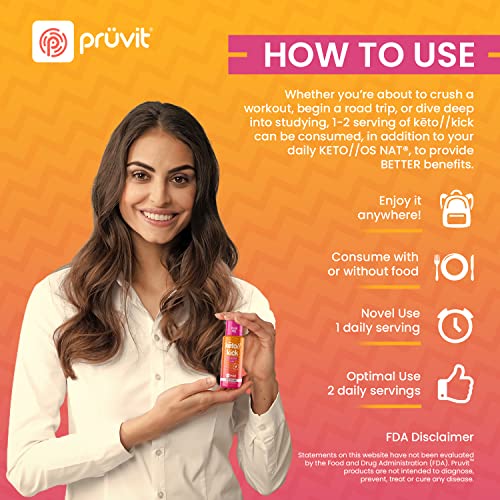 Pruvit Keto Kick Strawberry Kiwi Exogenous Ketones Exalt The Benefits of Natural Slim PRÜVITAu supplements