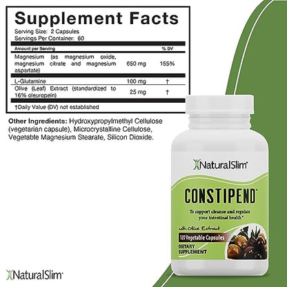 NaturalSlim Constipend - Laxative for Constipation Relief, and Colon Cleanse Supplement NaturalSlimUS supplements