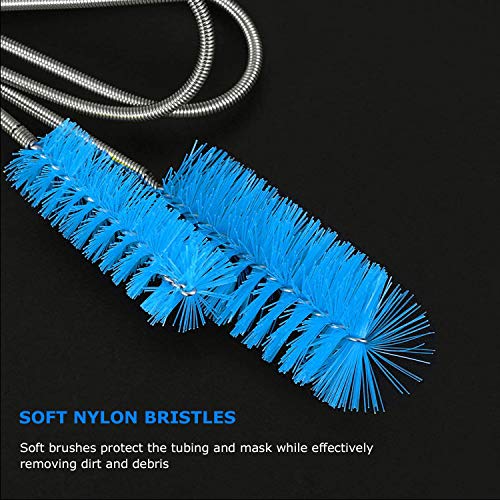 CPAP Tube Cleaning Brush-7 Feet Flexible + 7 Inches Handy Stainless Steel SUNMUUS supplements
