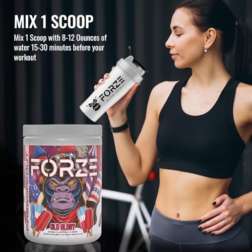 Forze Pre Workout Powder, Beta Alanine, L-Taurine & Dual-Source Caffeine for Sustained ForzeAu supplements