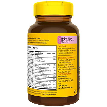 Nature Made Multivitamin For Her 50+ with No Iron, Womens Multivitamin for Daily Nutrition Nature MadeUS supplements