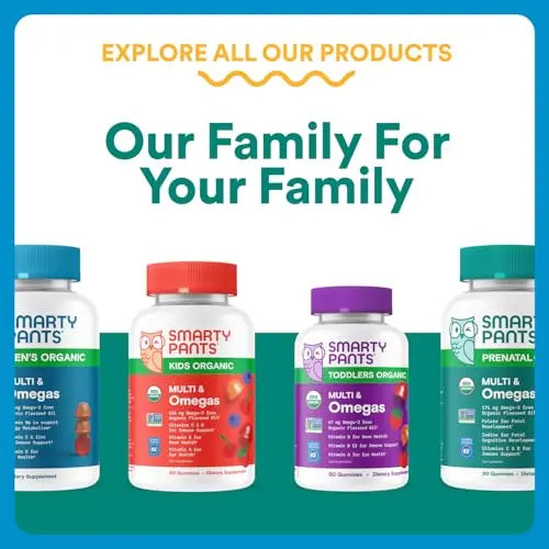 SmartyPants Zero Sugar Prenatal Multivitamin Gummies: Choline, Methylfolate, Omega 3 (ALA), Vitamin D3, C, Vitamin B12, B6, A, K, Zinc, Biotin SmartyPantsAu supplements