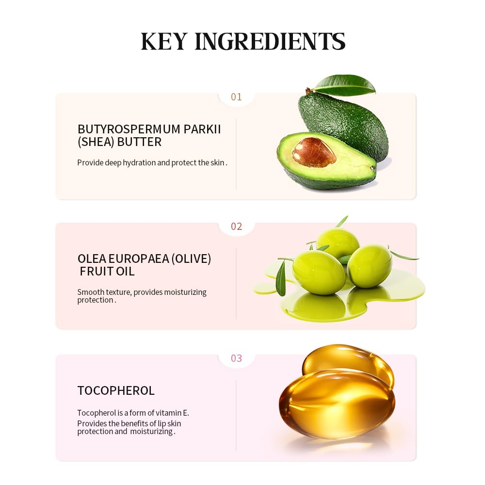 YumSova 4PCS Summer Lip Gloss Lipstick, Containing Natural Oils And Fruit Extracts, Can Soothe And Soften Dry Lips, Keep Moisture For A Long Time, And Is Not Sticky (4PCS) YumSovaAu supplements