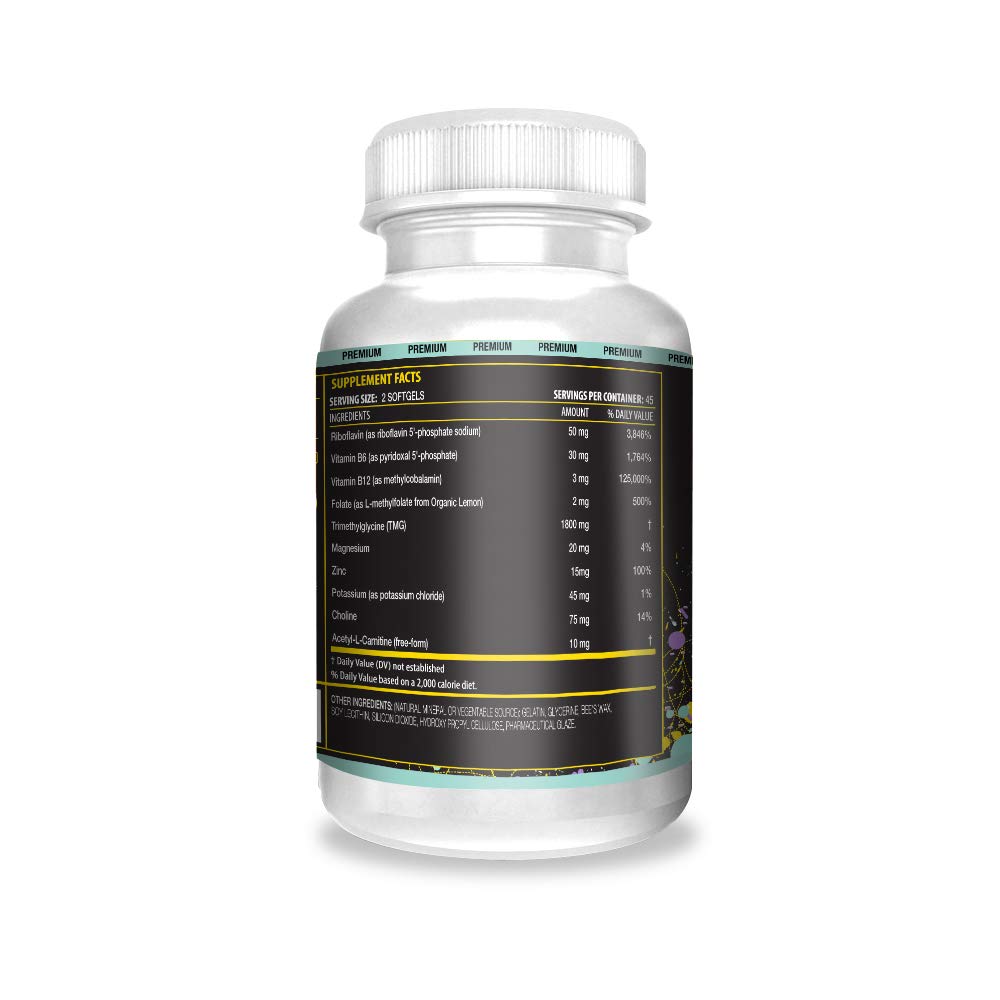 ACTIF Methylation Mega Support with 10 Advanced Factors and Organic Folate – 100% Natural, Non-GMO, 90 Count ACTIFAu supplements