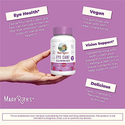 MaryRuth's Eye Care Gummies | Zeaxanthin and Lutein | 45 Day Supply MaryRuth OrganicsUS supplements