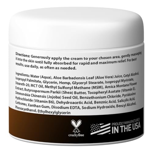 Medical Miracles Hemp Relief Cream - Ideal for Muscles, Joints, Neck, Back, Elbows, Hands, Feet, and Knees - (3000mg) Medical MiraclesAu supplements