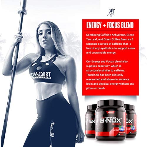 Betancourt Nutrition B-Nox Reloaded Pre Workout | Energy + Focus | Beta Alanine Betancourt NutritionUS supplements