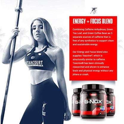 Betancourt Nutrition B-Nox Reloaded Pre Workout | Energy + Focus | Beta Alanine Betancourt NutritionUS supplements
