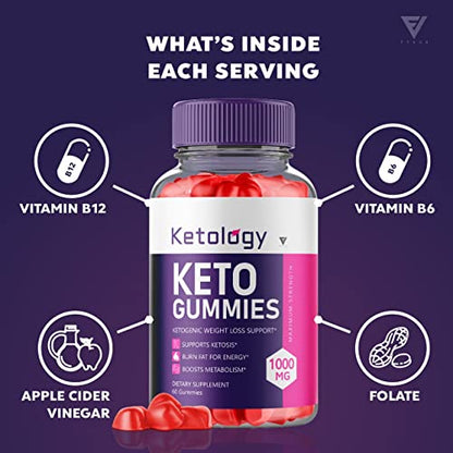 Ketology Keto ACV Gummies Advanced Weight Loss Ketosis Supplement, Ketology Keto FyvusUS supplements