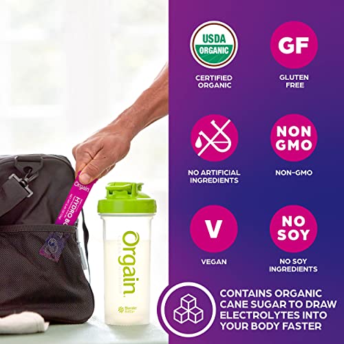 Orgain Organic Hydration Packets, Electrolytes Powder - Berry Hydro Boost OrgainUS supplements