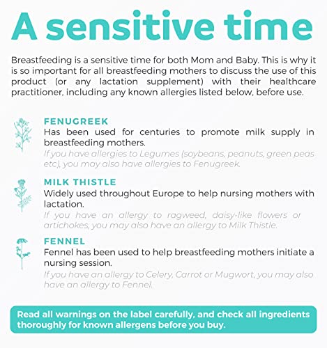 USDA Organic Lactation Supplement - Increase Milk Supply with Herbal Breastfeeding PURE COAu supplements