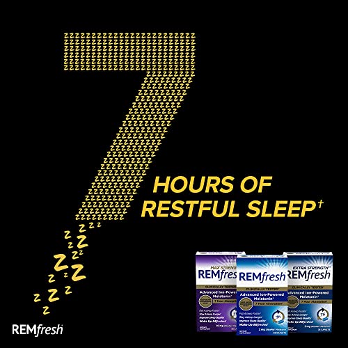 REMfresh 2mg Advanced Melatonin Sleep Aid Supplement (36 Caplets) REMfreshUS supplements